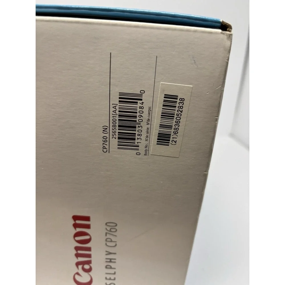 CANON SELPHY CP760 Compact Photo Printer Digital Thermal NEW in Opened Box Works
